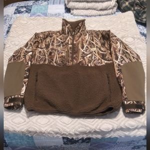 Mens Drake Waterfowl Refuge Eqwader Quarter Zip Jacket